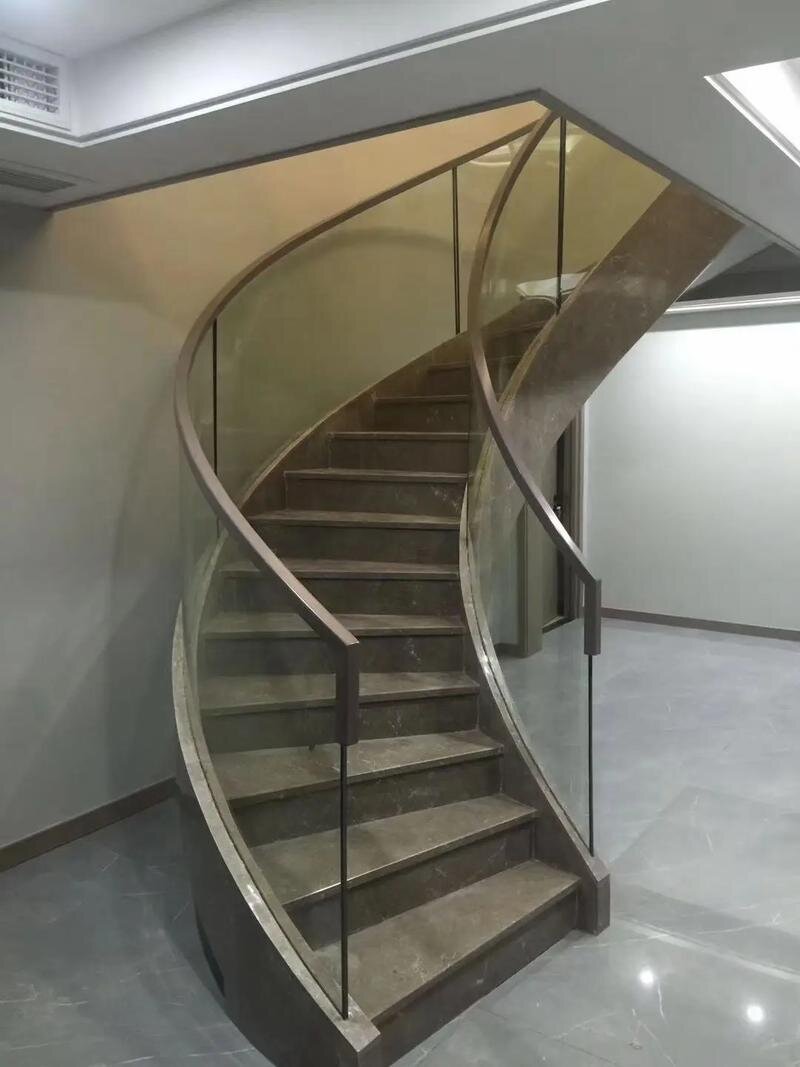 苏州市热弯弧形玻璃夹胶玻璃 - 厂家